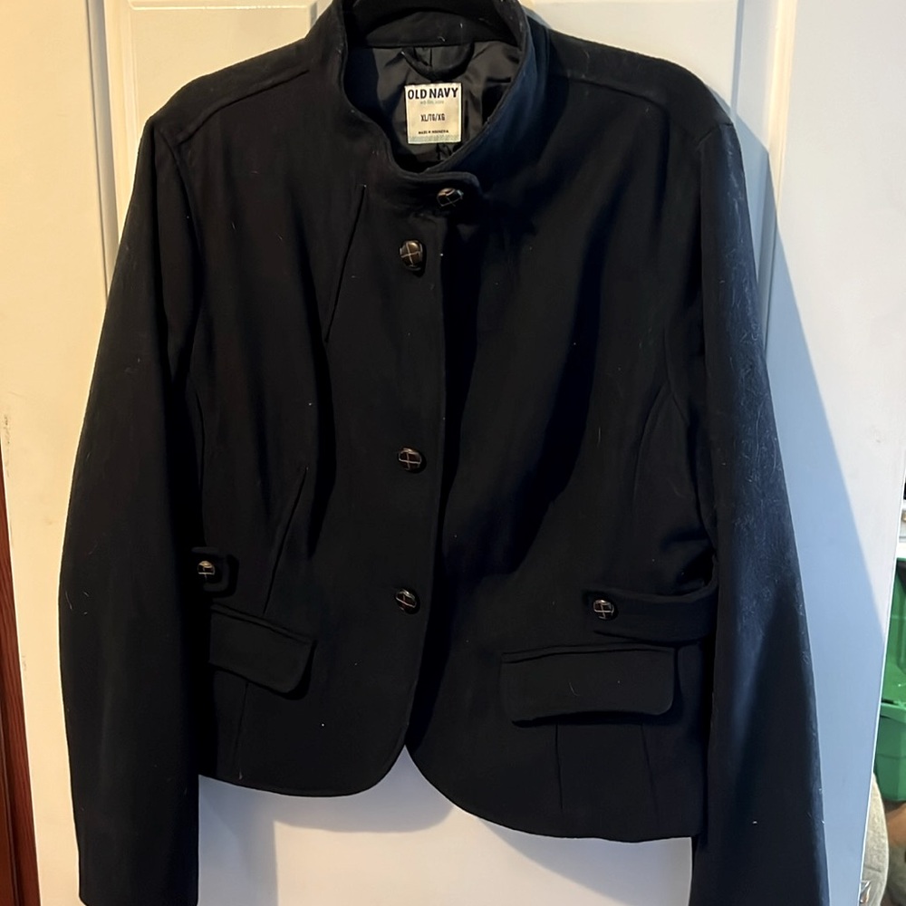 Cropped Military Style Jacket NWOT